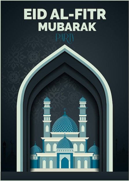 Vector a poster for a mosque that is for sale