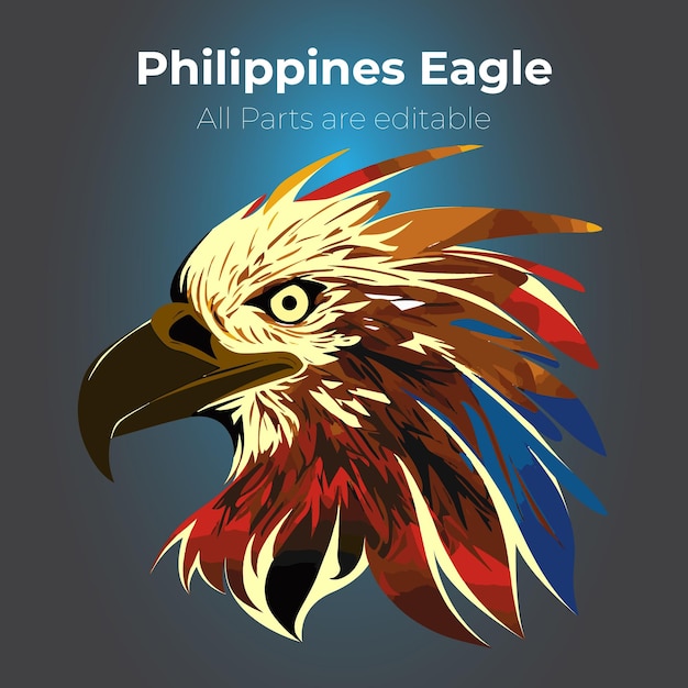 Vector a poster for the philippines eagle.