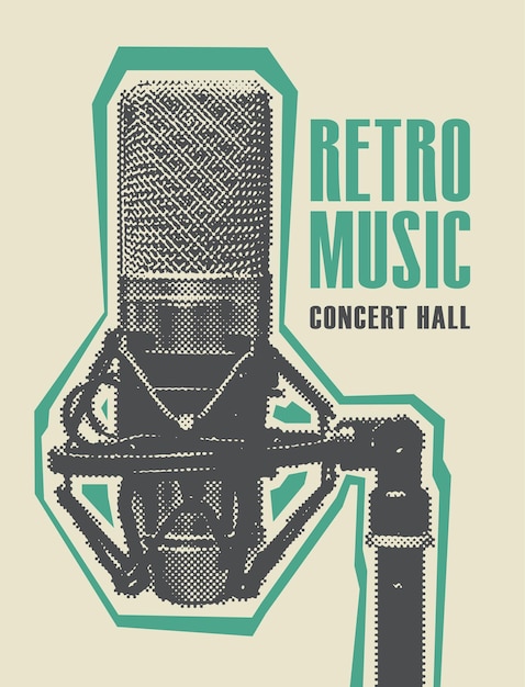 poster for retro music festival