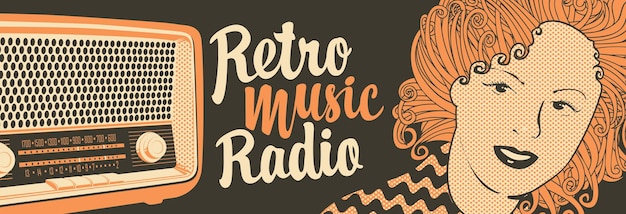 poster for retro music radio