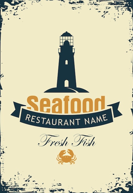 poster for seafood restaurant