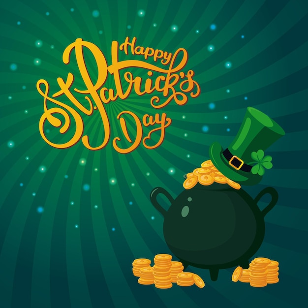 Vector poster to st patrick's day