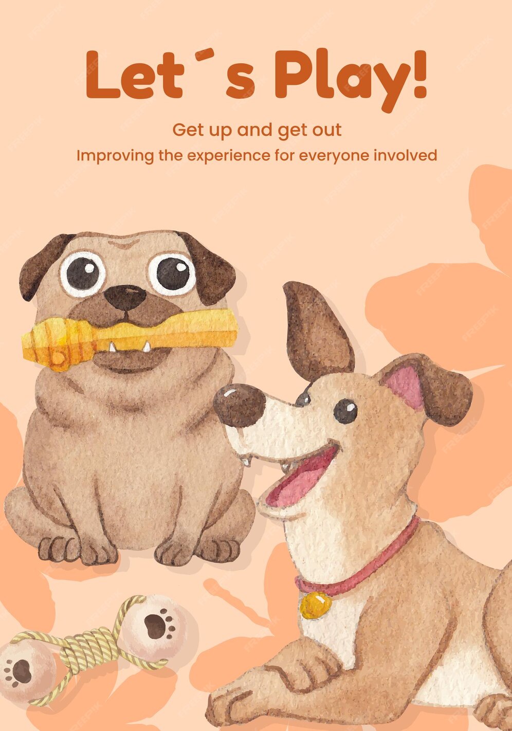Premium Vector Poster template with national fetch day
