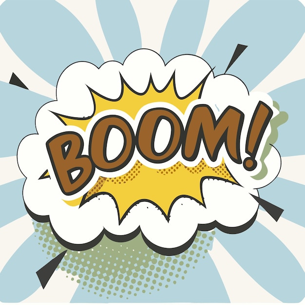 a poster that says  bomb  on it