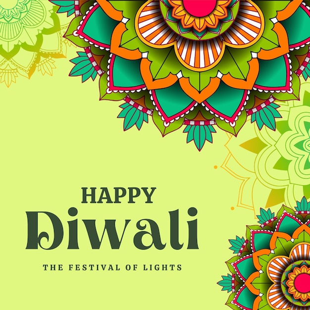 poster that says happy festival is for diwali festival