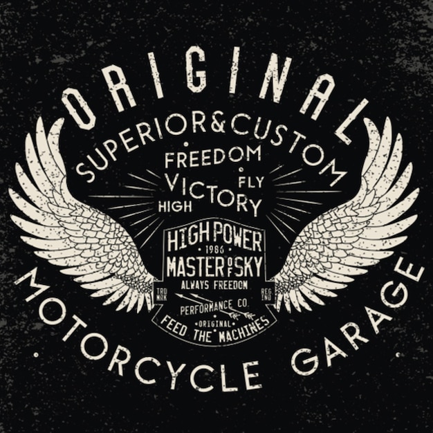 a poster that says original motorcycles on it