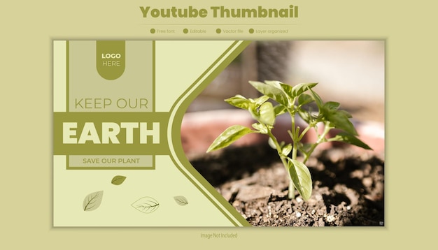 a poster that says save our earth on it