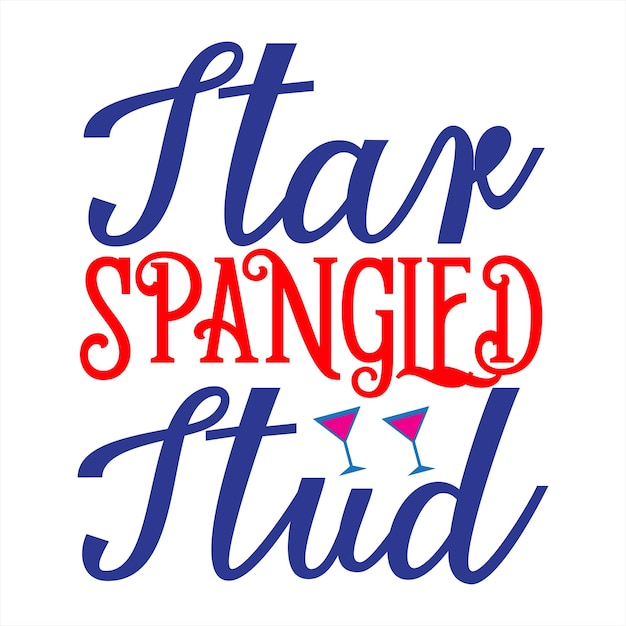 A poster that says " star spangled stad " on it.