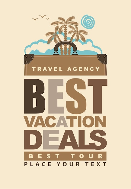 poster for travel agency