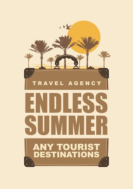 poster for travel agency