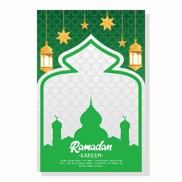 Poster van de Ramadan Karem