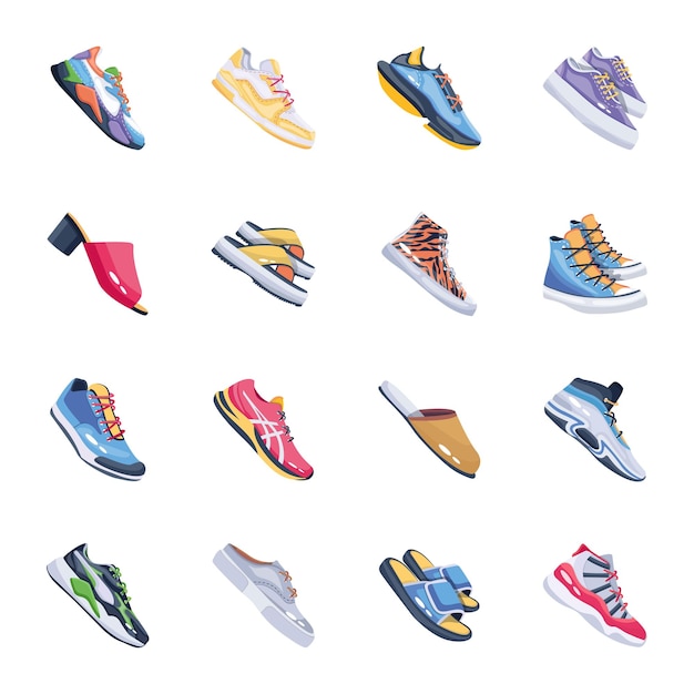 a poster of various shoes including the brand puma.