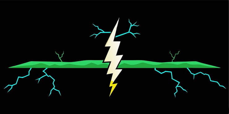 वेक्टर a poster with a lightning bolt on it