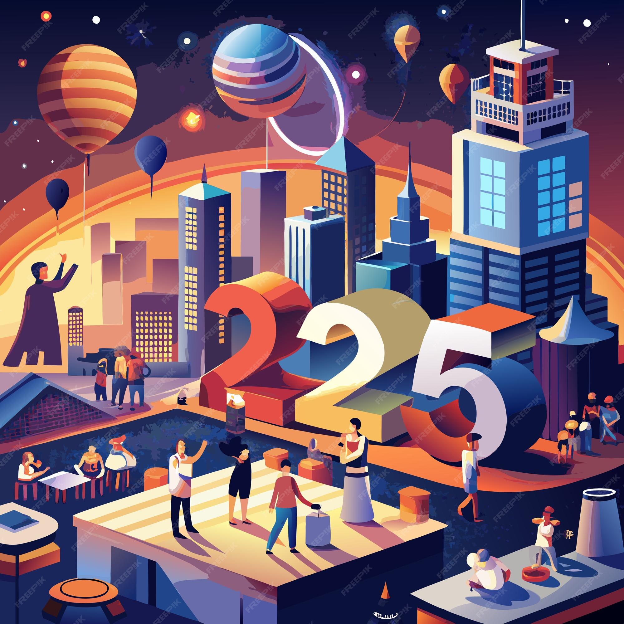 A poster with the number 31 on it 2025 Vector illustrator Premium AI