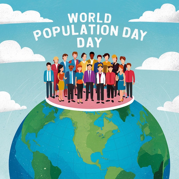 Vector a poster of a world that says world day day