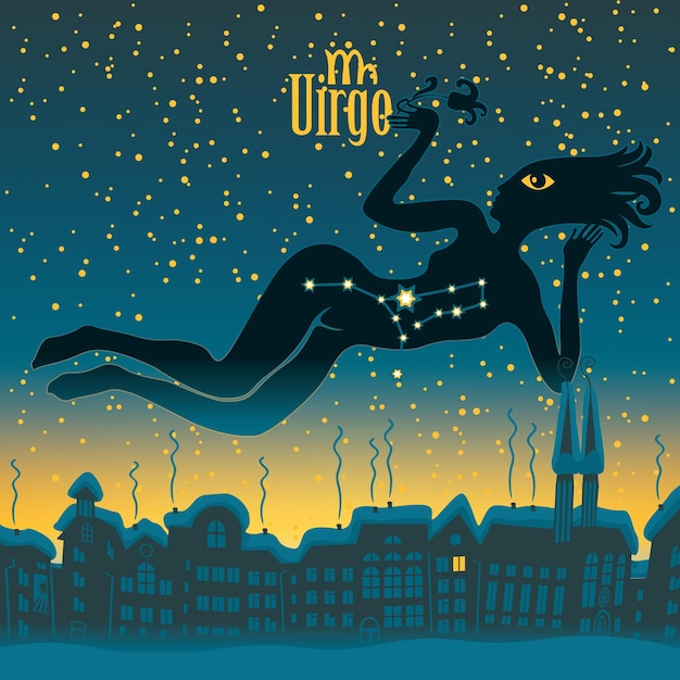 Poster for zodiac sign virgo