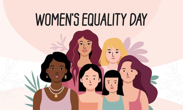 Posterontwerp voor de Dag van de Gelijkheid van de Vrouw