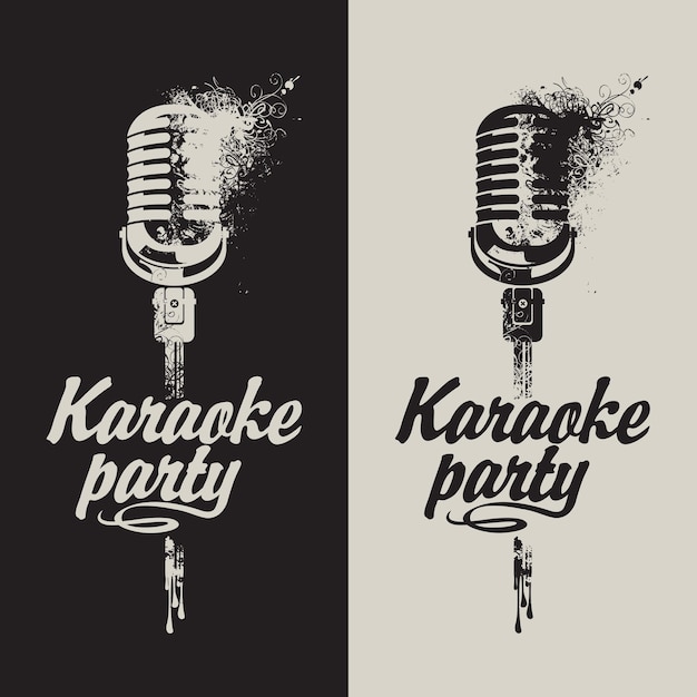 posters for karaoke party