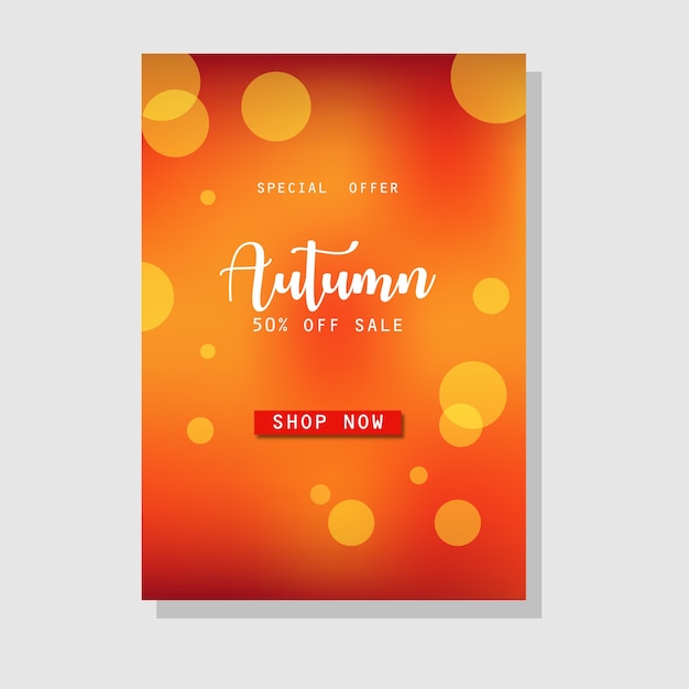 Postes template autumn  sale