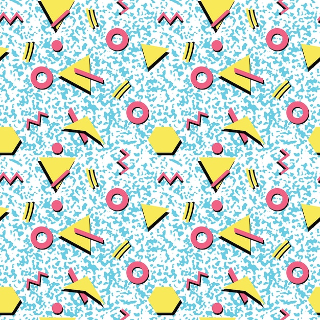 Vector postmodern style seamless background, vector graphics, eps 10