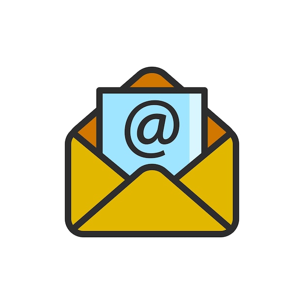 Postpictogram Vector eenvoudig ontwerp