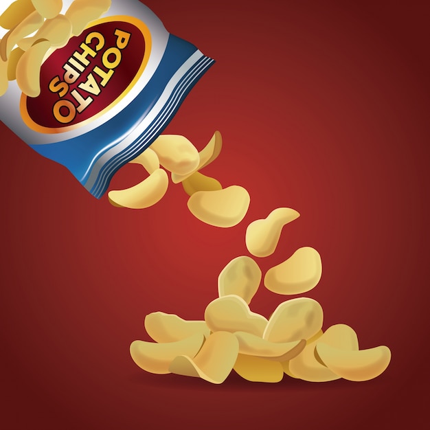 Potato chips snacks