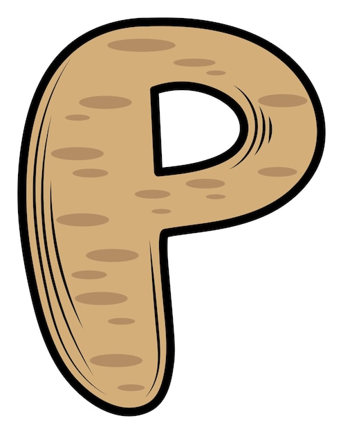 Potato P Alphabet