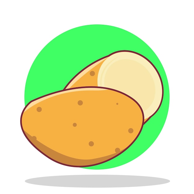 Potato vector Flat Style