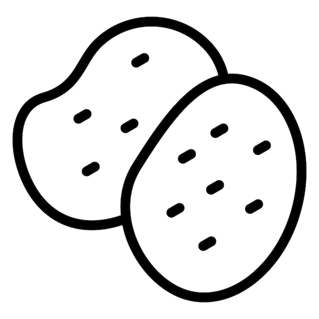 Potatoes Icon Style