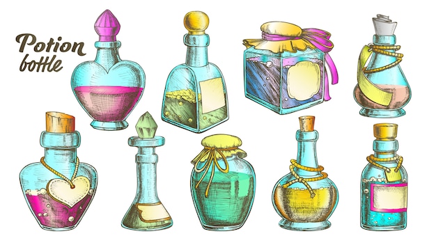 Potion Bottles Collection Set