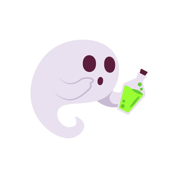 Potion Ghost Illustration