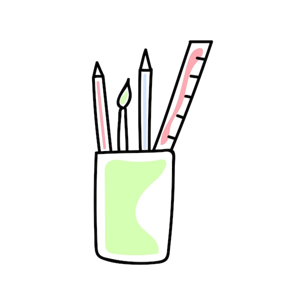 potloden en pennen