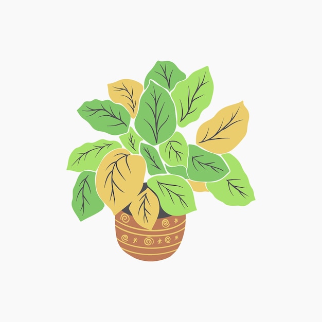 Potplant illustratie