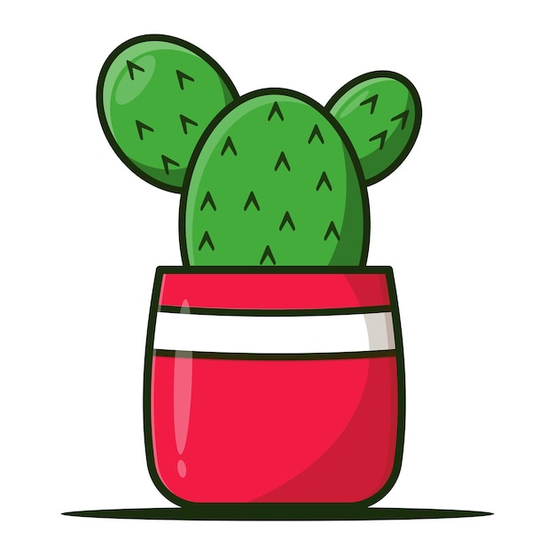 Potted Cactus Plant for Indoor