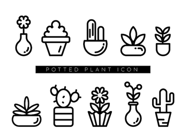 potted plant icon