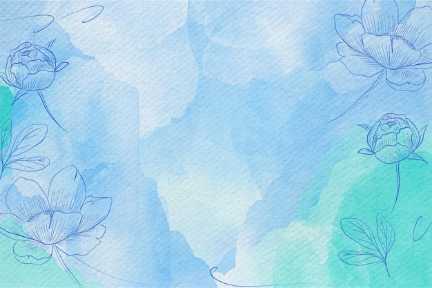 Powder pastel watercolor background design