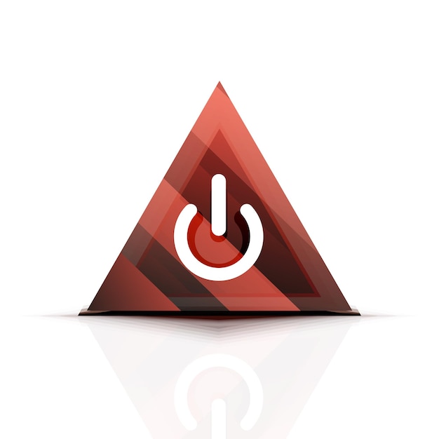 Power button icon start symbol web design UI or application design element Vector illustration