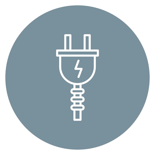 Power Cord icon vector image Can be used for Electric Circuits
