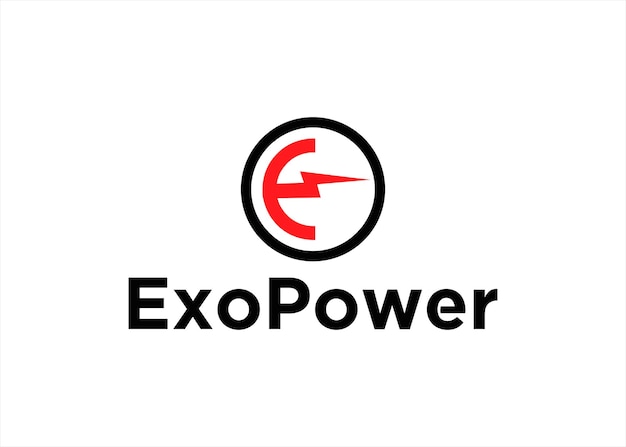 power energy logo ontwerp elektriciteitssymbool