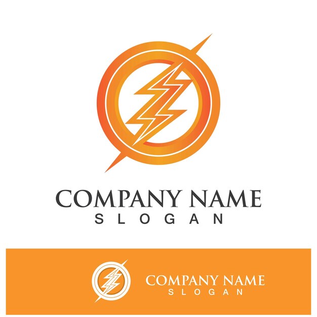 Premium Vector Power lightning logo icon thunder bolt