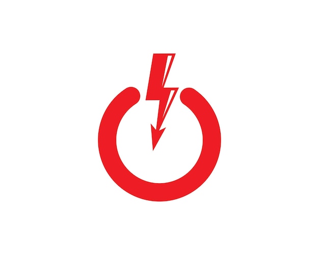 Power logo icon vector illustraion