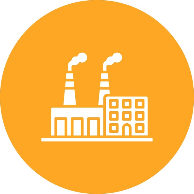 Vector power plant vector illustration style