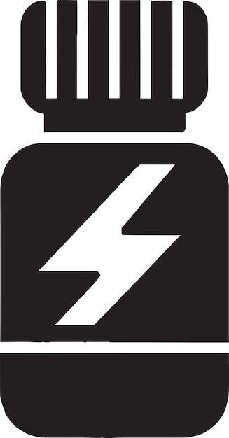 Power supplement vector icon