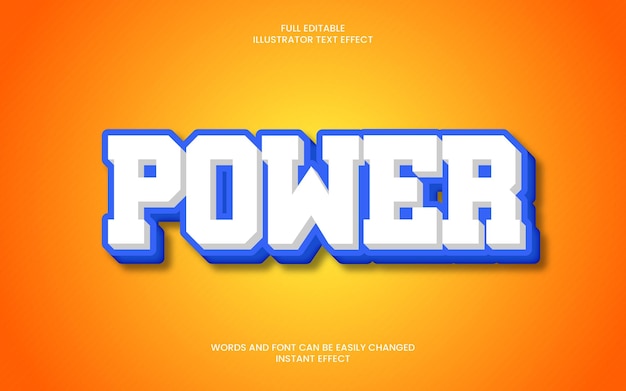 Power Text Effect