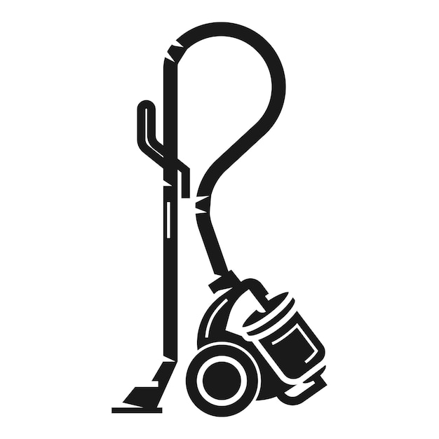 Power vacuum cleaner icon Simple illustration of power vacuum cleaner vector icon for web design isolated on white background