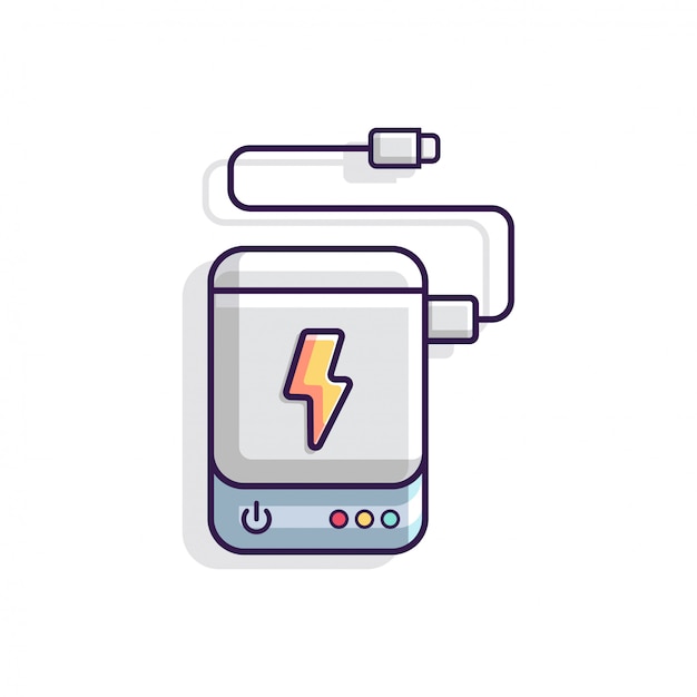 Powerbank vectorillustratie