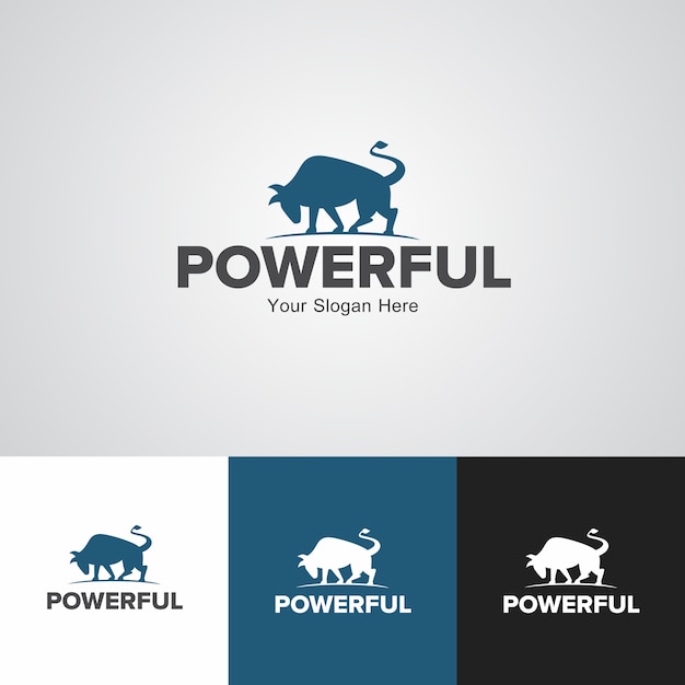 Мощный шаблон дизайна логотипа