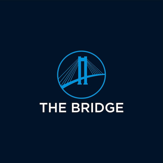 A powerful and unique bridge builder logo design