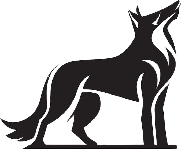 Vector powerful vector dog icon for your powerful and dominant dog business
