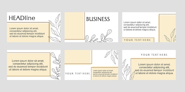 Powerpoint business presentation templates set. geometric style.Use for  presentation background
